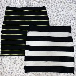 2 skirts. Good condition. Preowned. Signs of wear. Sold as is